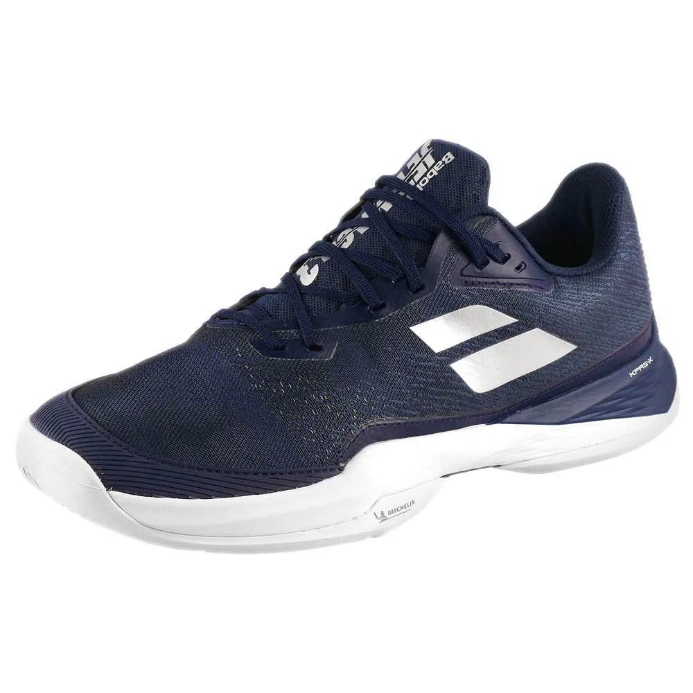 Air Flow Long distance Babolat Men's Jet Mach III - Dark Blue/Silver