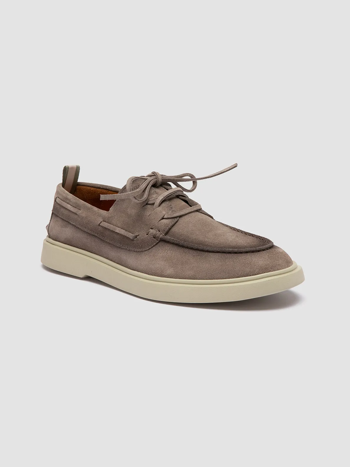 Easy Access All Season BONES 013 - Grey Suede Boat Shoes