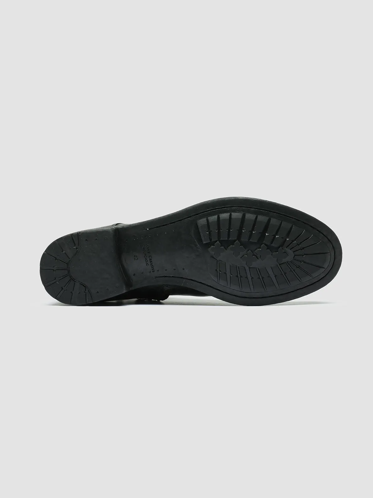 HIVE 051 - Black Leather Zip Boots Structured grip Sport Mode
