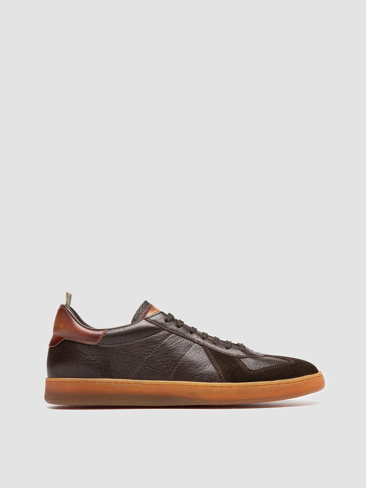 Energy Walk Urban Jungle MILITIA 001 - Brown Leather Sneakers