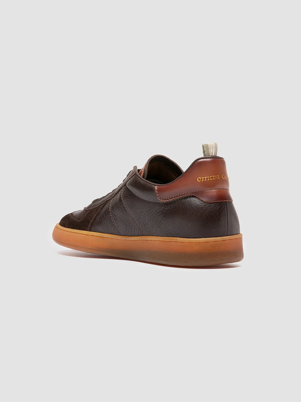 Low Cushion MILITIA 001 - Brown Leather Sneakers