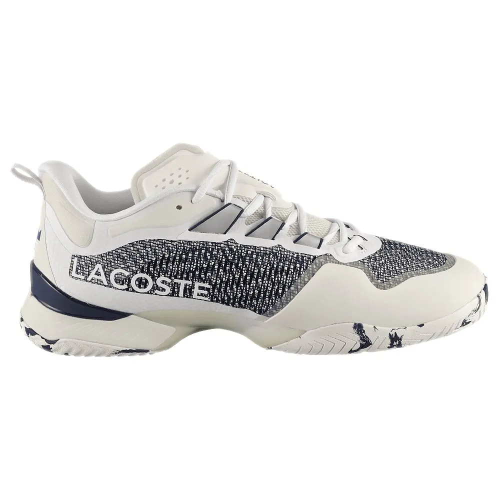 Responsive Feel Lacoste Men's AG-LT23 Ultra Medvedev - Off White/Navy