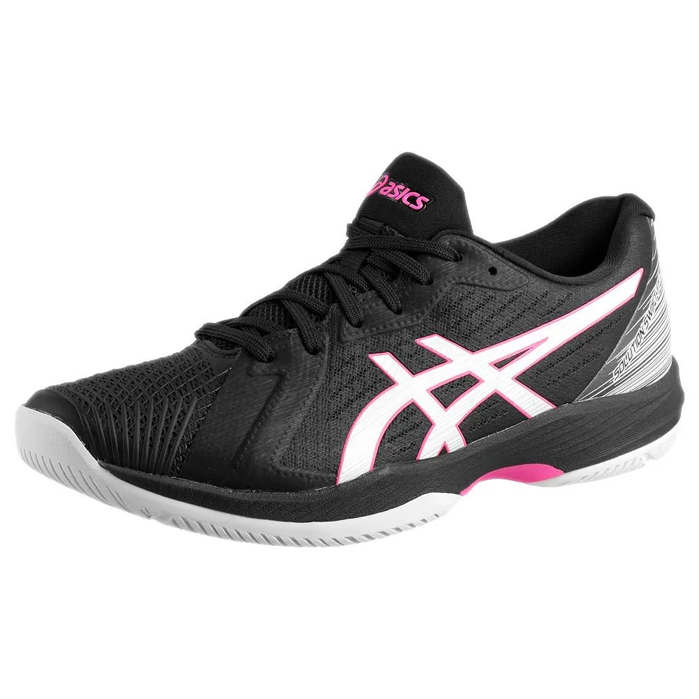 Weekend Casual Minimal Comfort Asics Men's Solution Swift FF - Black/Hot Pink