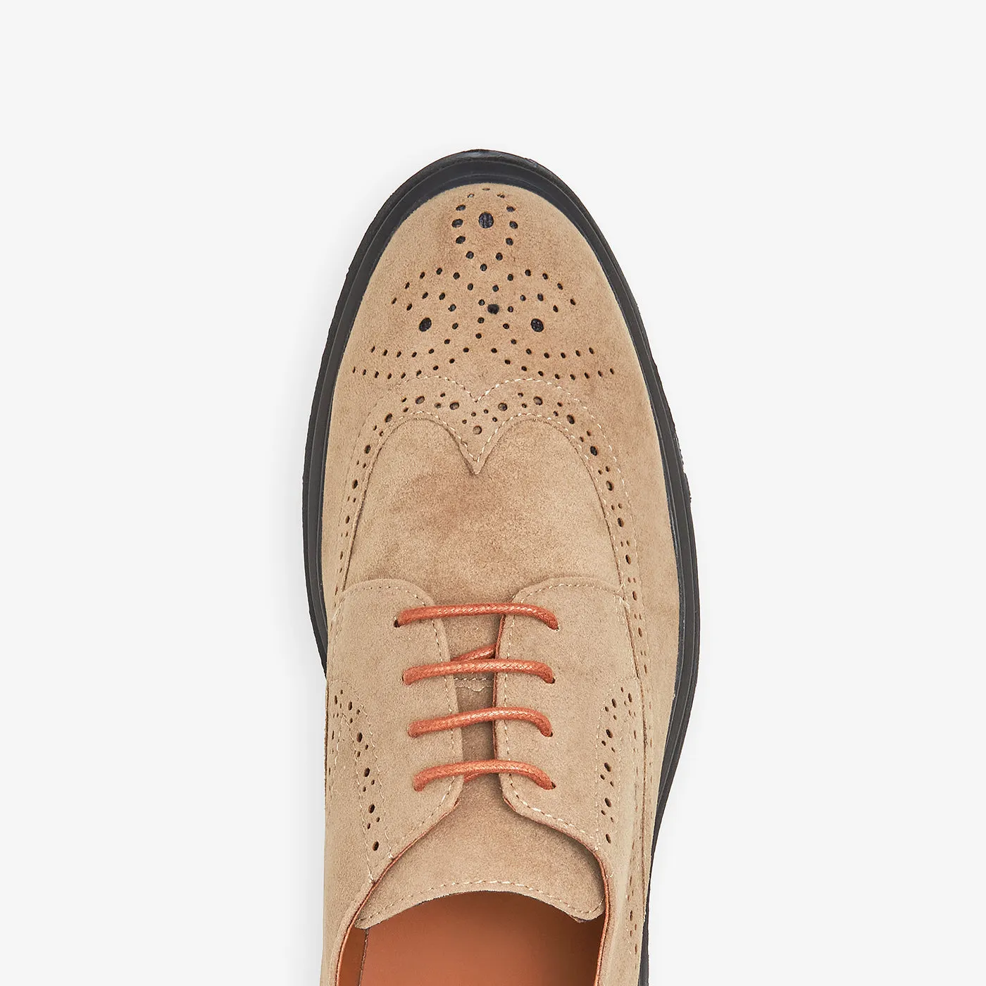 All-Season Versatility Classic Smart Profile Men's Brogue Lace-Ups