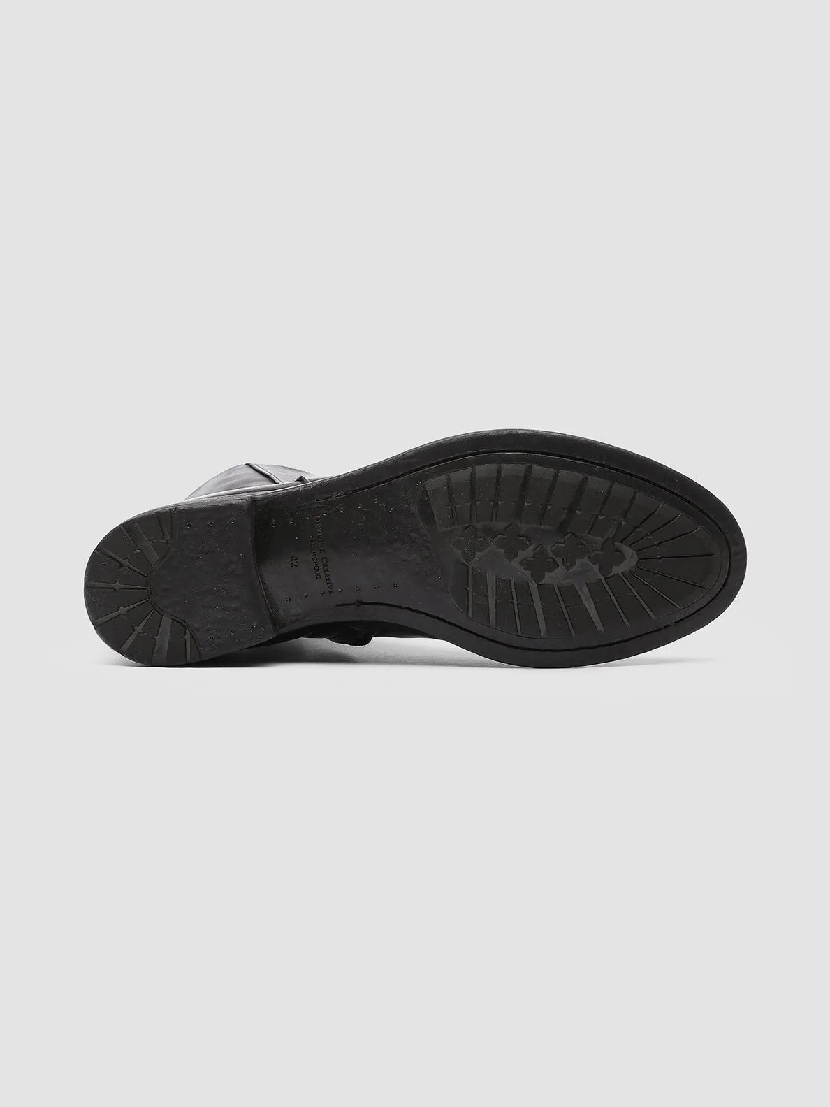 HIVE 010 - Black Leather Boots Superior ease Low Cut