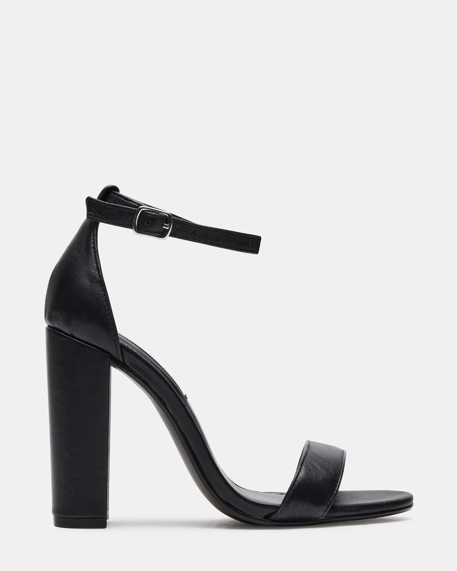 CARRSON BLACK LEATHER Adjustable Straps
