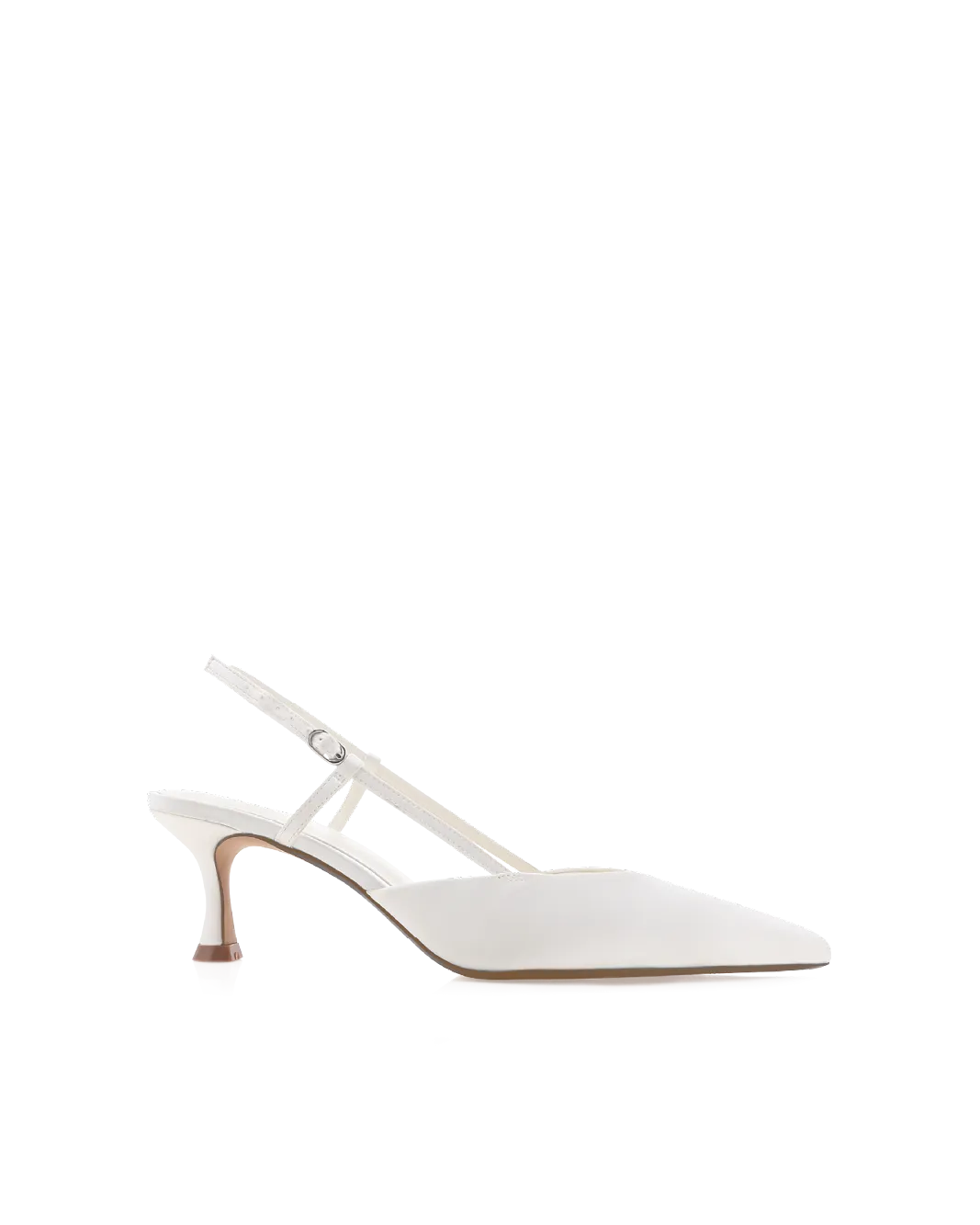 VARRO - WHITE SATIN Stylish Stilettos Causal Booties