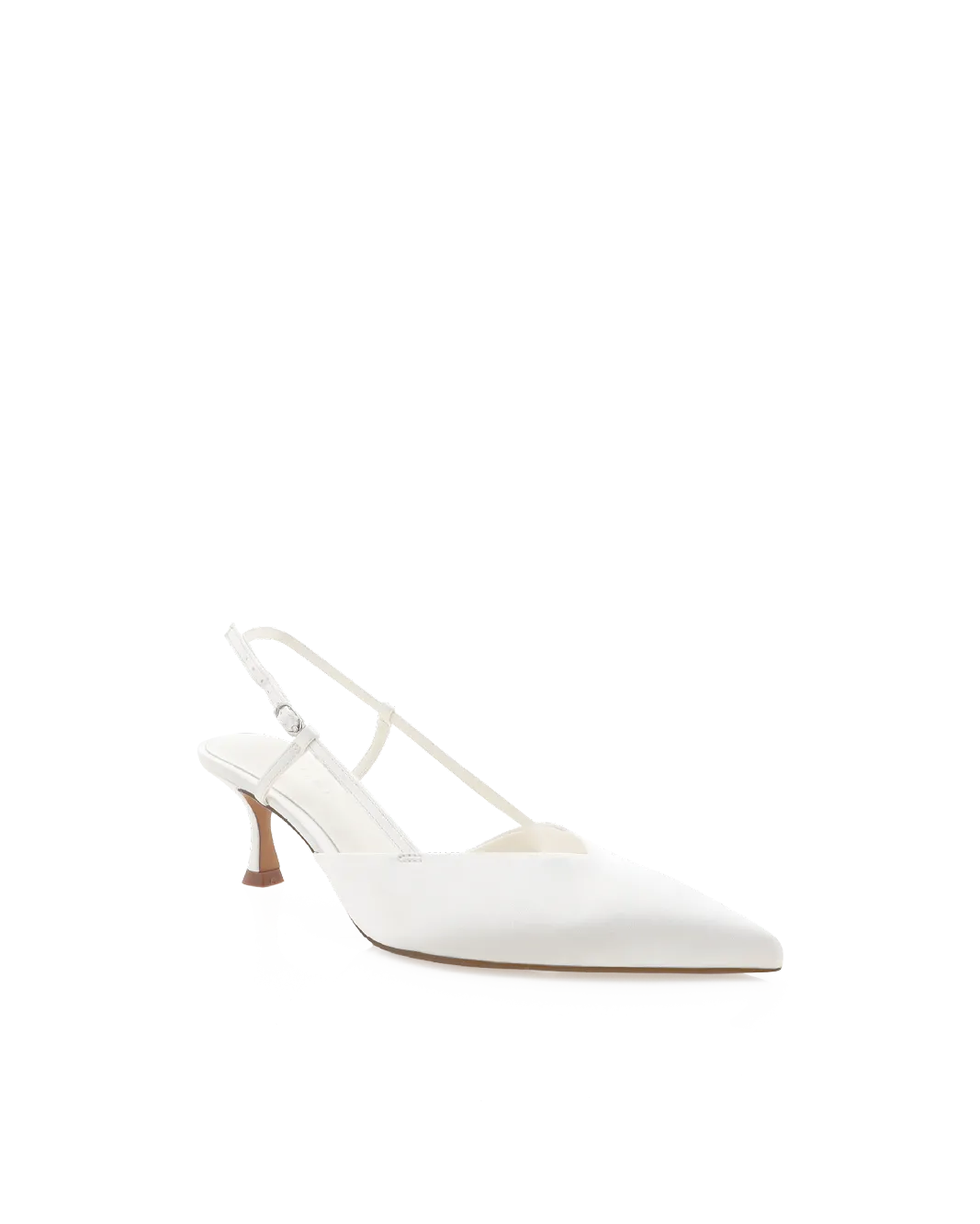 VARRO - WHITE SATIN Holiday Heels Formal Event Heels