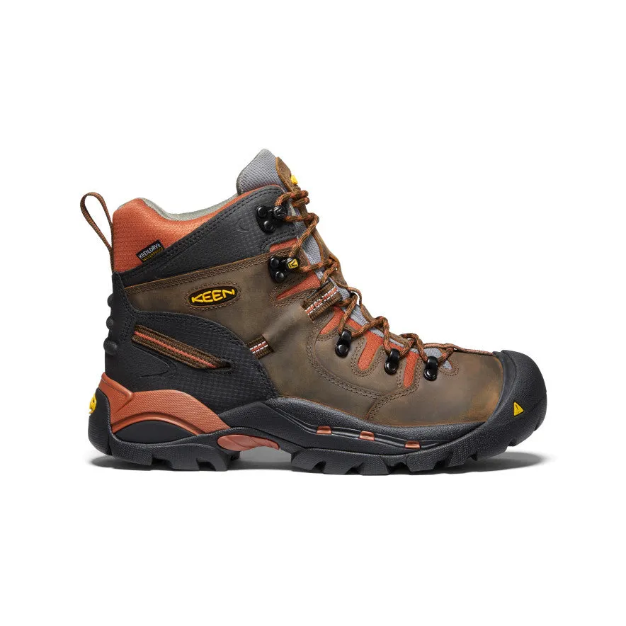 Storm Ready Men's Pittsburgh 6" Waterproof Boot (Soft Toe)  |  Cascade Brown/Bombay Brown