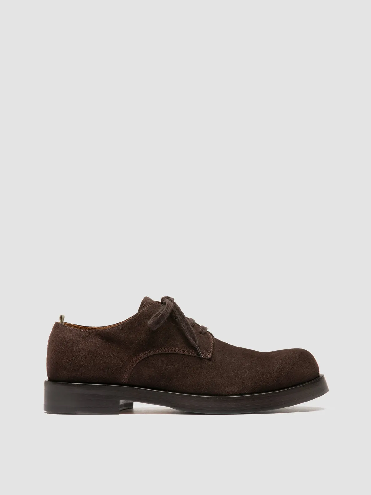 Breath Grip BULLA 001 - Brown Suede Derby Shoes