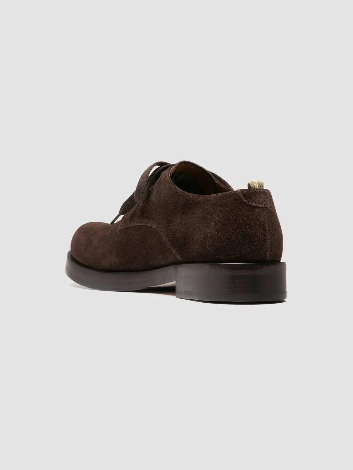Trail Running Sporty arch BULLA 001 - Brown Suede Derby Shoes