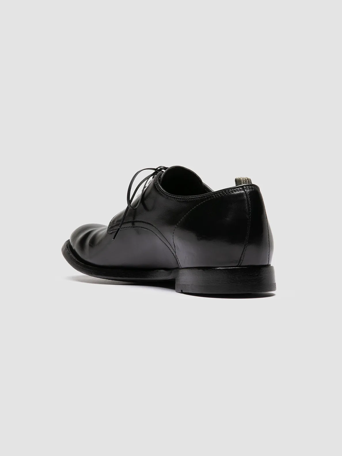Shock-absorbent flexibility ANATOMIA 060 - Black Leather Derby Shoes