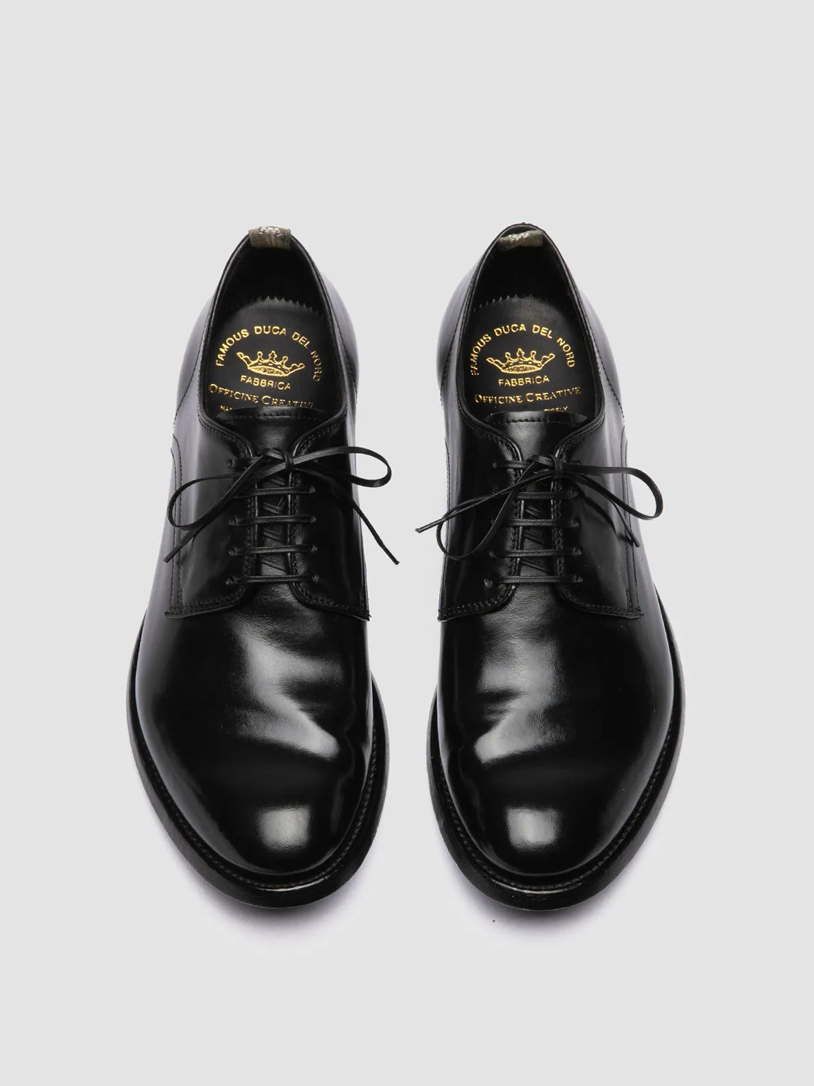 City Scene ANATOMIA 060 - Black Leather Derby Shoes