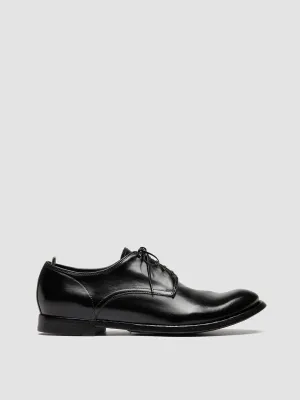 Slim Profile ANATOMIA 060 - Black Leather Derby Shoes