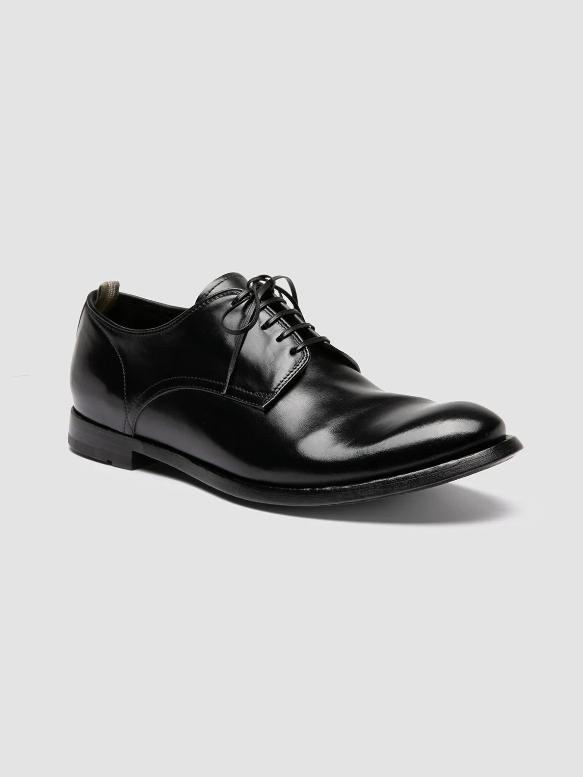 Dressed Up ANATOMIA 060 - Black Leather Derby Shoes
