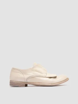 LEXIKON 550 - White Leather Derby Shoes Gentle Step Feel elegant curve