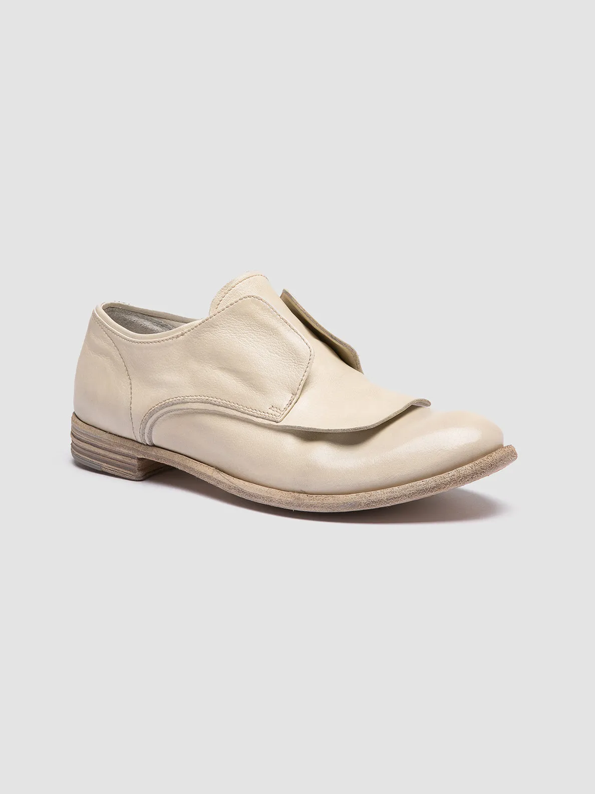 Bush Hike LEXIKON 550 - White Leather Derby Shoes