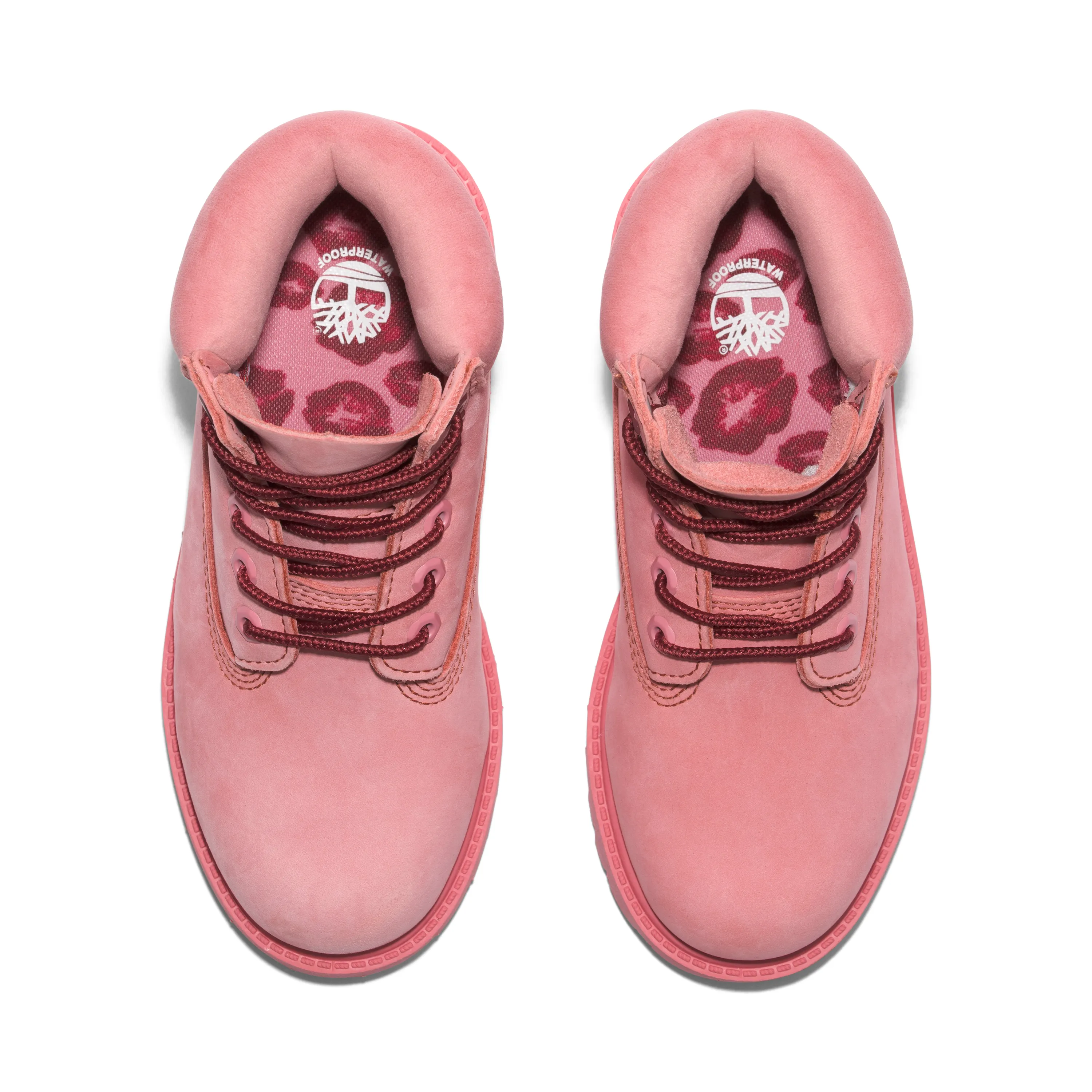 Timberland - Girl - VDAY 6" Premium - Pink Casual Gathering Wide fit