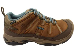 Keen Circadia Waterproof Womens Leather Wide Fit Hiking Shoes Icon Edge Club Night