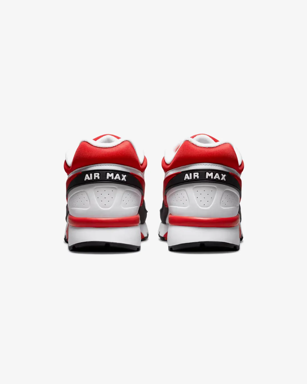 Nike Air Max BW "Fire Red?? Sneakers Leather Fur Trim