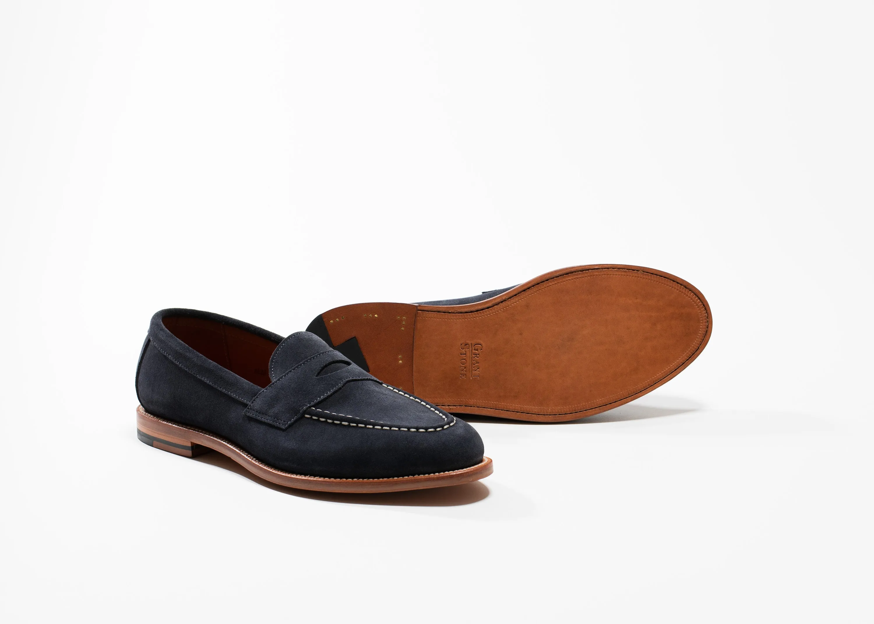 Sole Sure Traveler Penny Midnight Suede