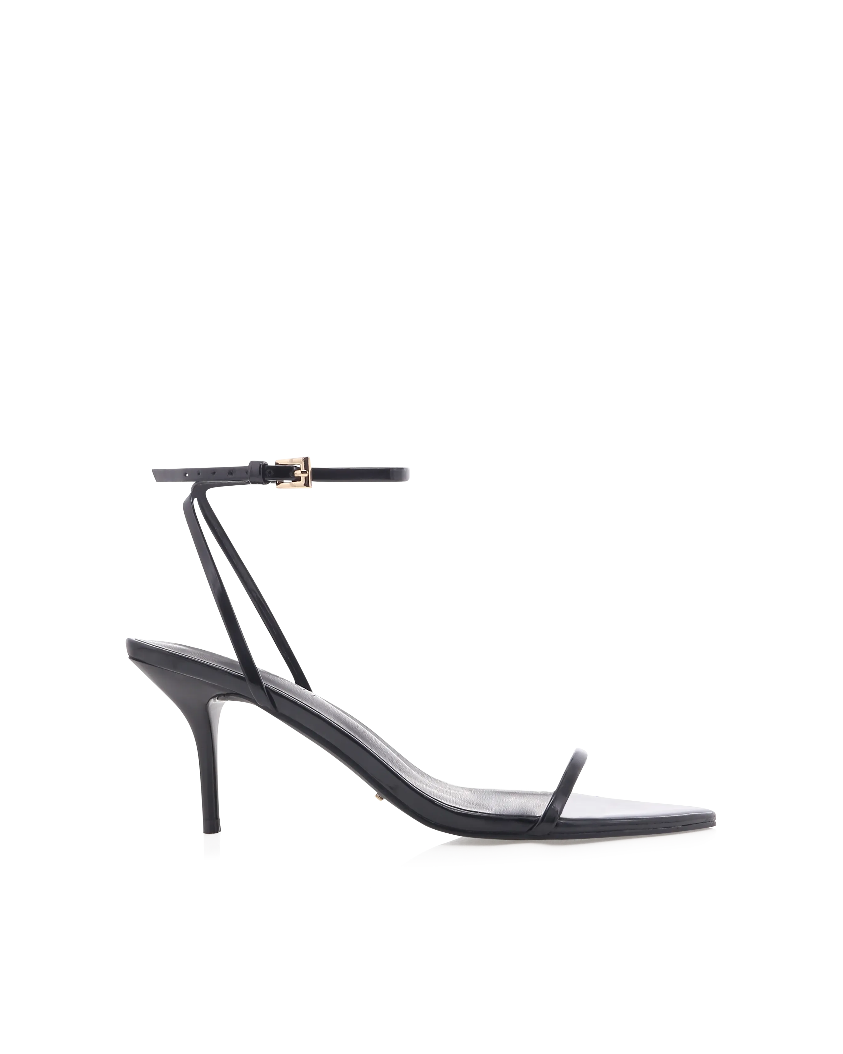 Plush Heels Formal Shoes for Women KASSIANI - BLACK PATENT