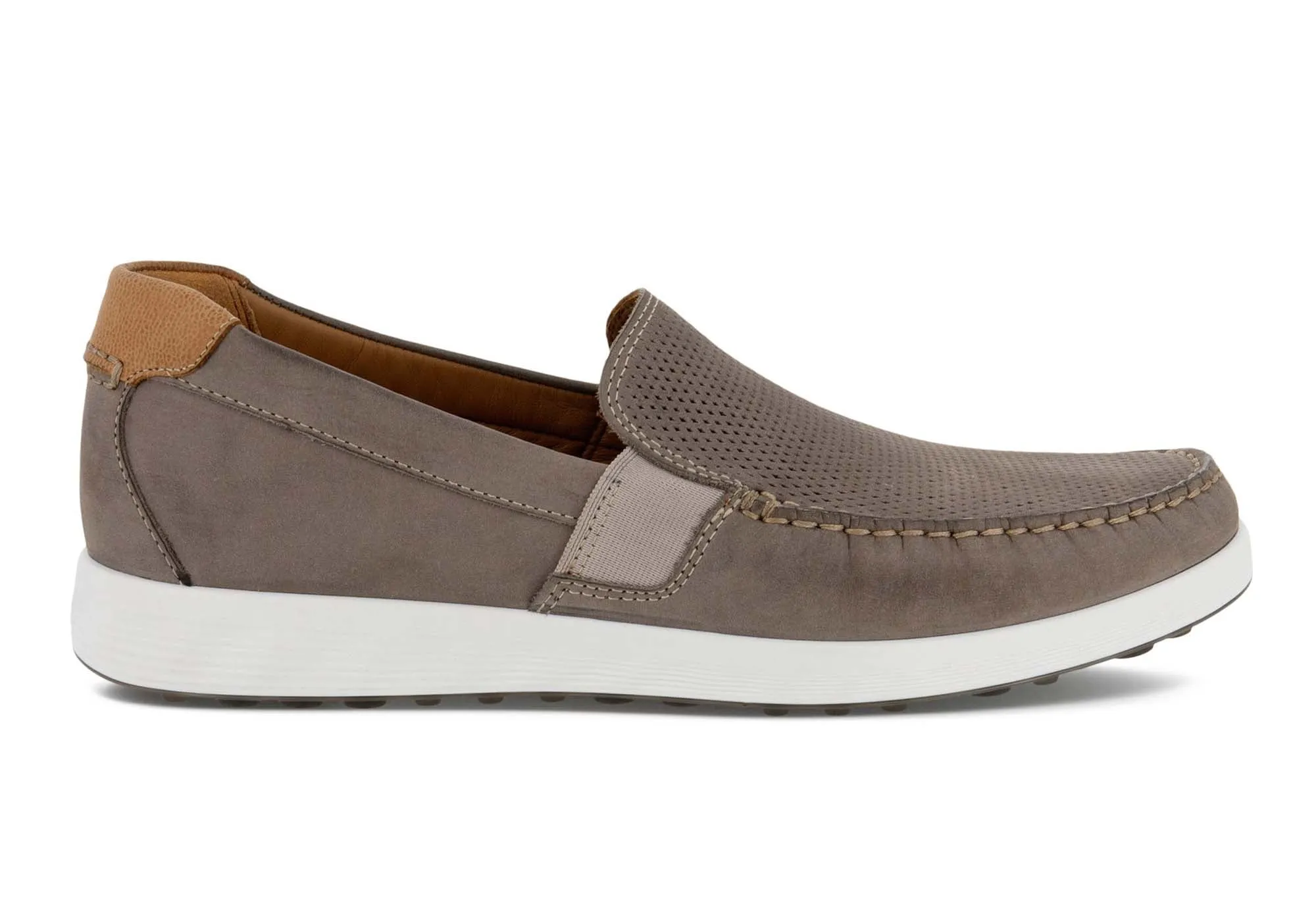 ECCO Mens S Lite Moc Comfortable Leather Casual Loafers Shoes Harbor Mood Field Power