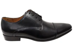 Wide Path Marathon Fit Florsheim Mens Clayton Cap Toe Derby EEE Wide Leather Dress Shoes