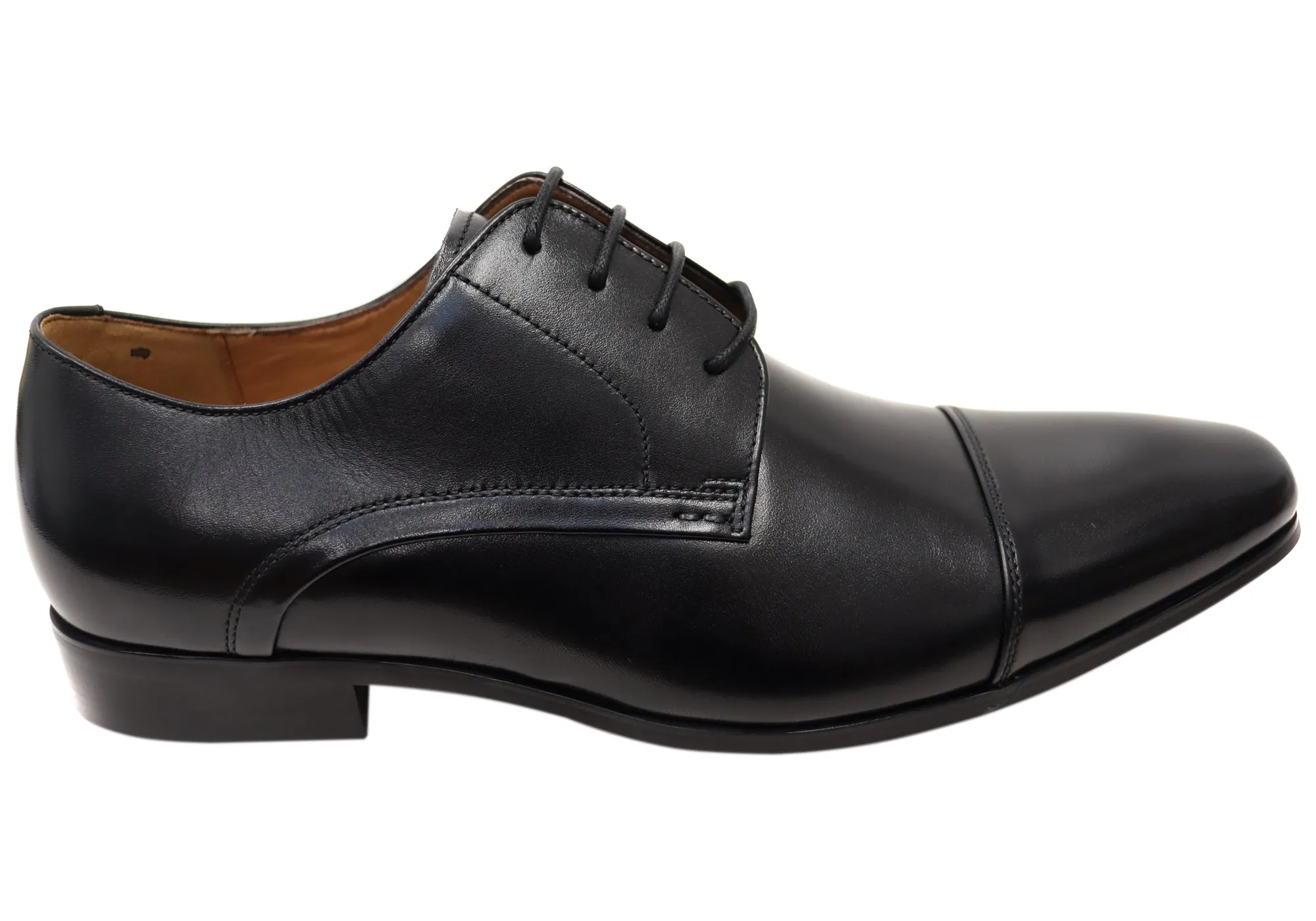 Chic Cool Florsheim Mens Clayton Cap Toe Derby EEE Wide Leather Dress Shoes