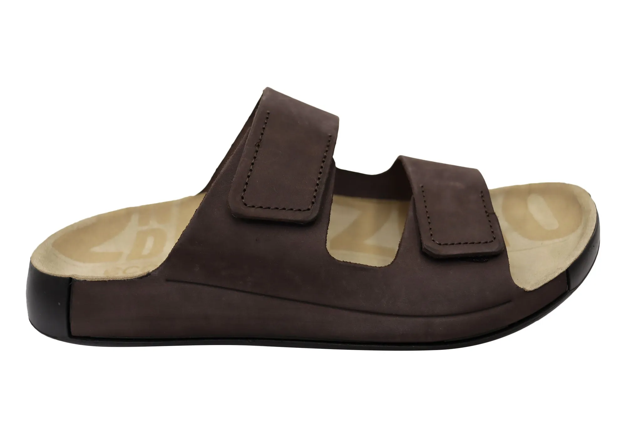 Comfort Enhancement Balance Fit ECCO Mens Comfortable Leather 2nd Cozmo Slides Sandals