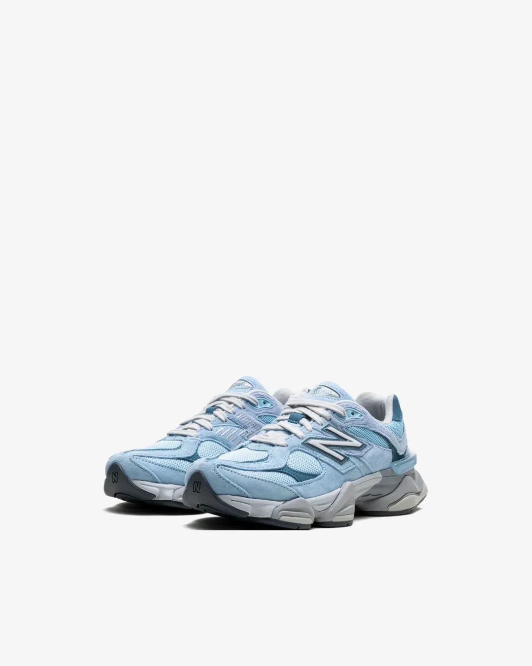 Lace Tie Step Light New Balance 9060 ??Chrome Blue??