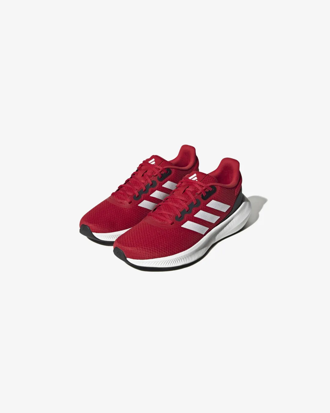 Adidas Runfalcon 3.0 Sneakers in Better Scarlet, Cloud White, and Core Black healthy living monogrammed running gear