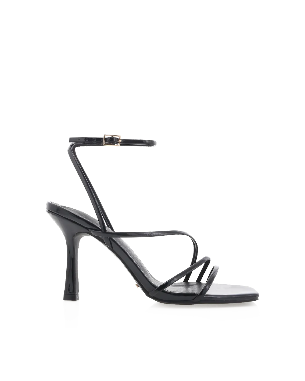 SYLVIA - BLACK PATENT Boho Chic Heels