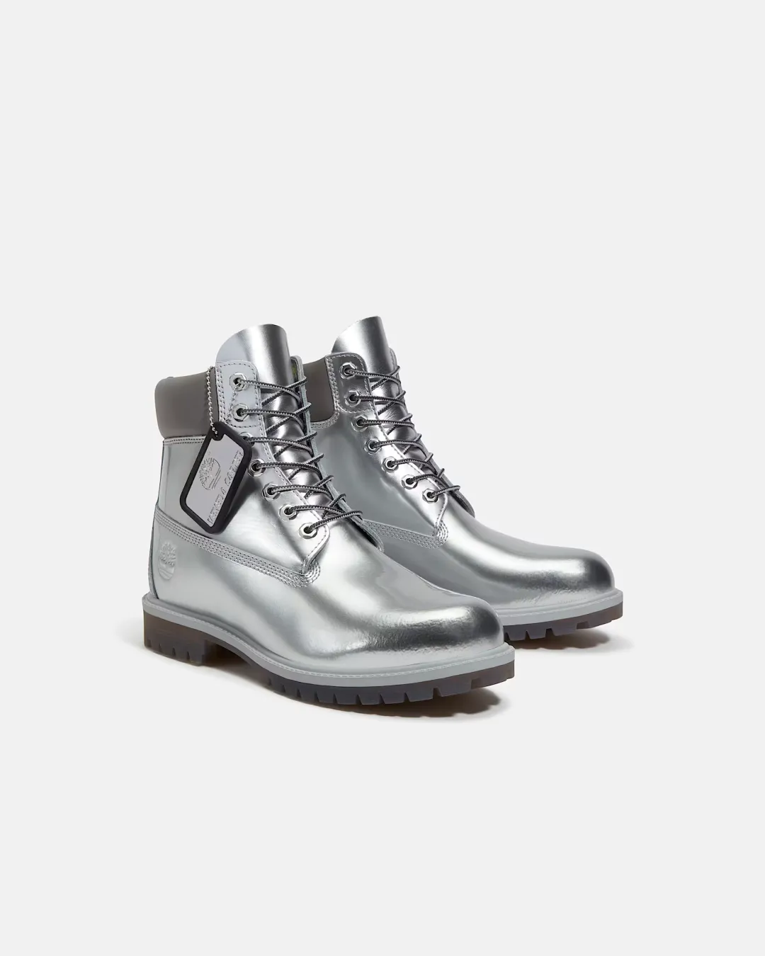 Veneda Carter x Timblerland ??Silver?? Boots Sprint Stunning look