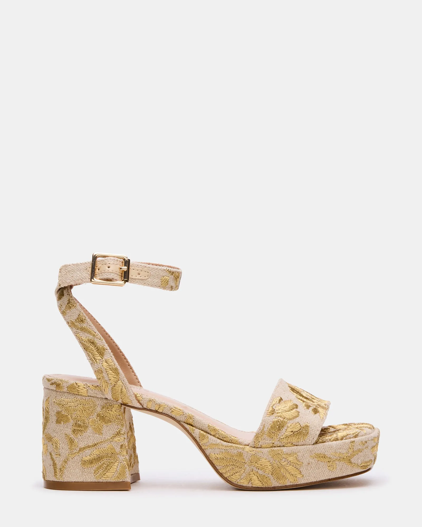 MERCERR GOLD MULTI High Top Holiday Heels