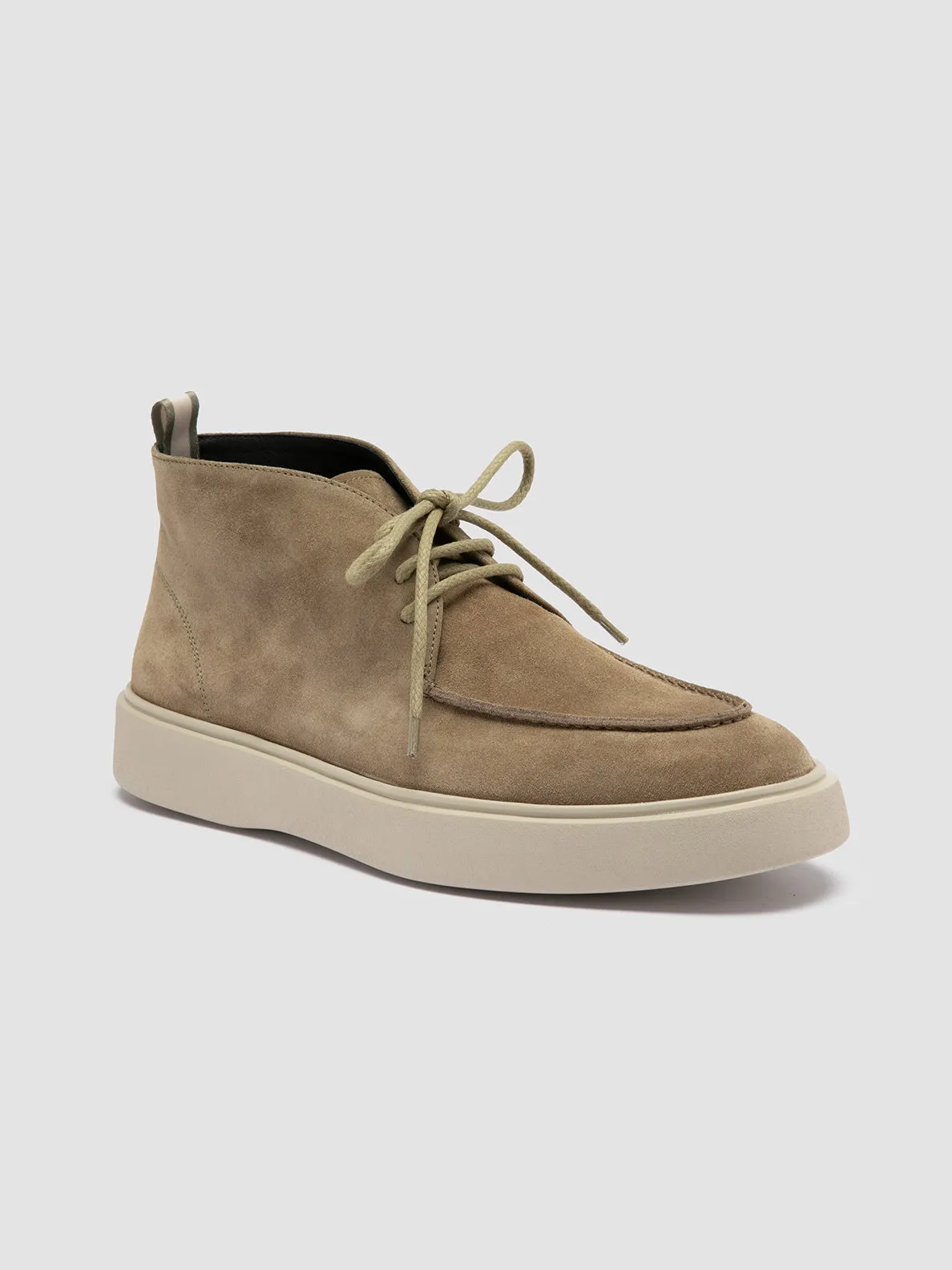 All-weather breathability FRAME 002 - Taupe Suede Chukka Boots