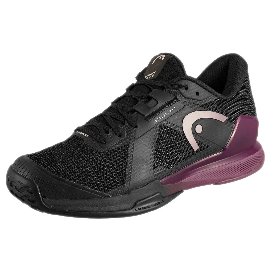 Head Women's Sprint Pro 4.0 - Black/Plum Street Grip Refined fit