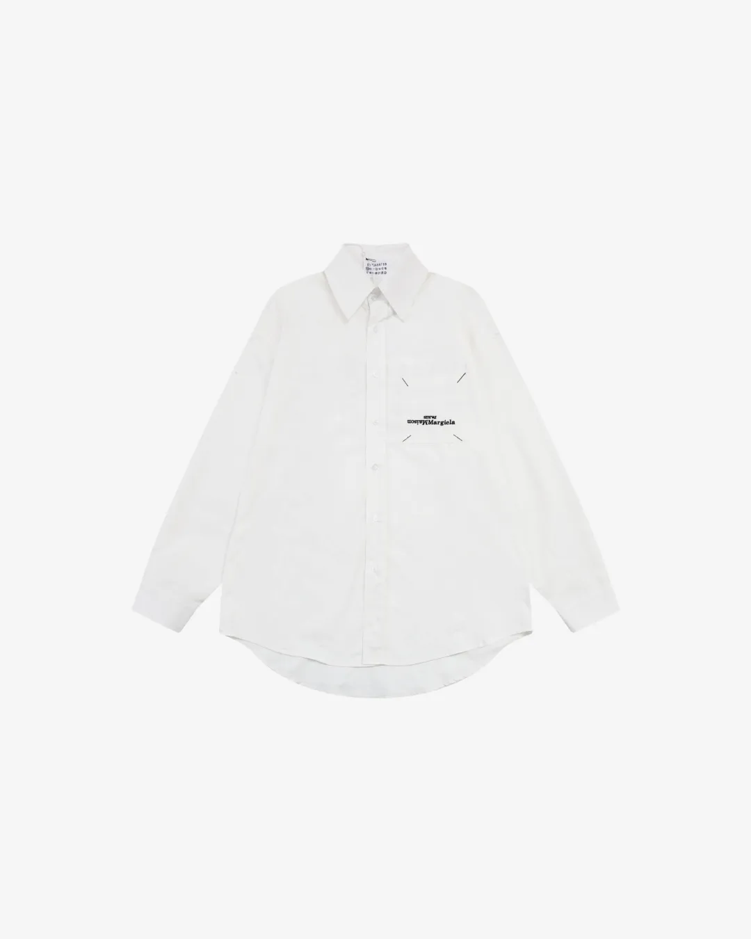 athletic equipment Maison Margiela Printed Oxford Shirt