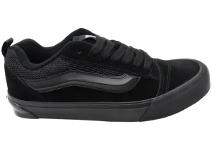 Vans Knu Skool Unisex Comfortable Lace Up Sneakers Black Black Urban Movement