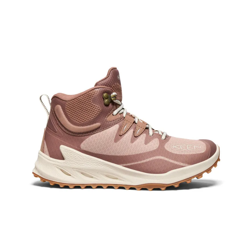 Tread Control Suede Surface Women's Zionic Waterproof Hiking Boot  |  Warm Taupe/Birch