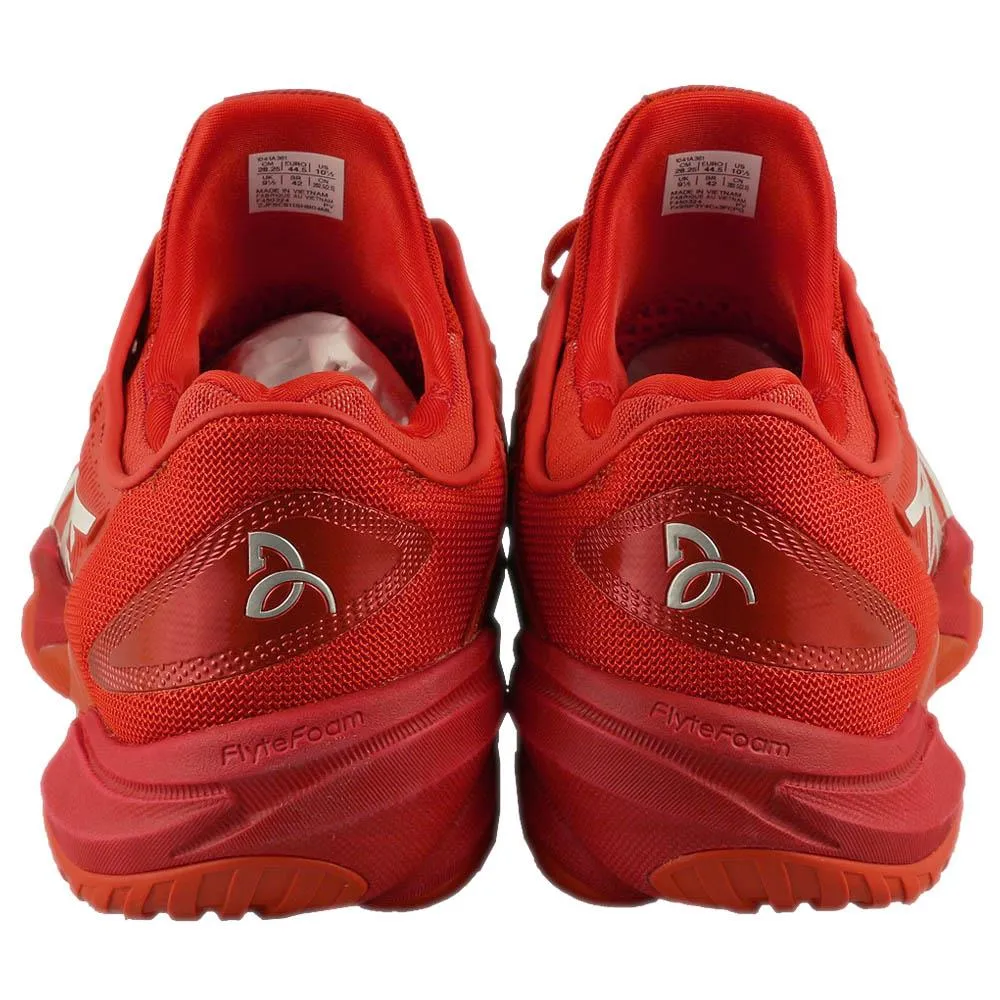 Breathable Material High-performance Asics Men's Court FF 3 Novak - Rust/White