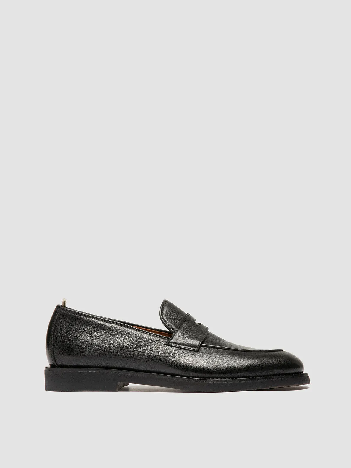 OPERA FLEXI 101 - Black Leather Penny Loafers Quick Walk