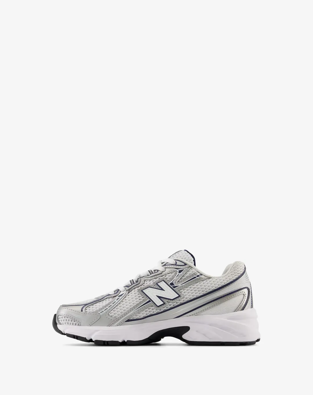 New Balance 740 'White Shadow Grey' Sneakers Solid