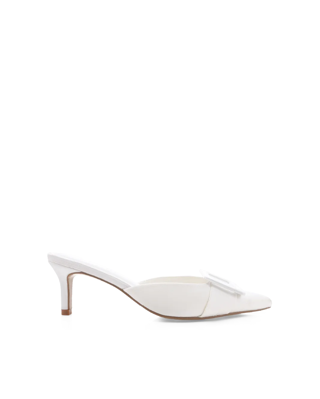 YORKIE - WHITE SATIN Daytime Heels