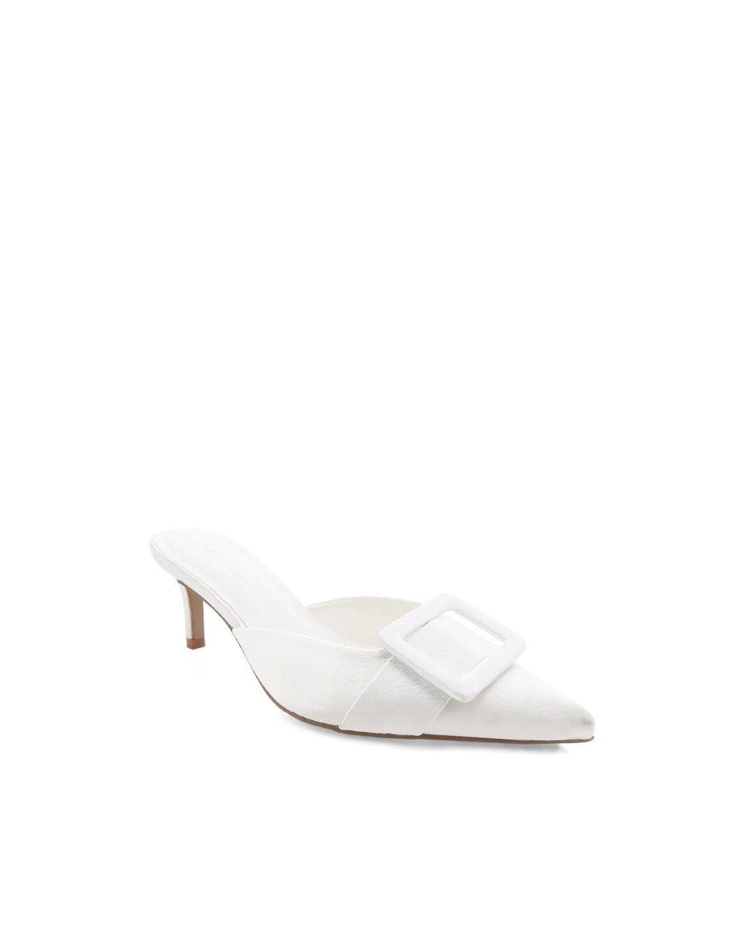 Summer Heels for Women YORKIE - WHITE SATIN