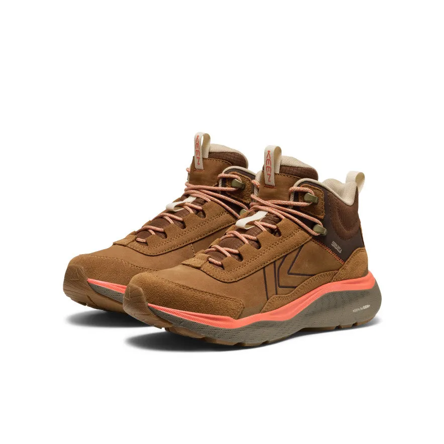 Women's Leiki Waterproof Leather Hiking Boot  |  Chipmunk/Bison Durable Leather