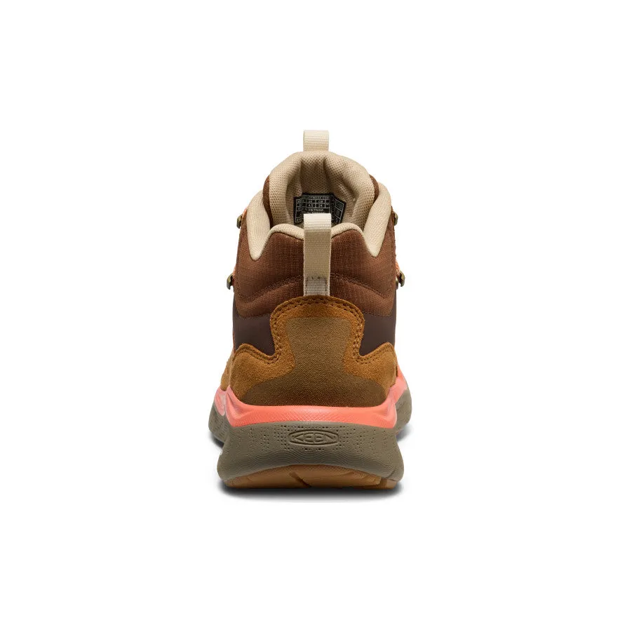 Music Festival Crisp Look Women's Leiki Waterproof Leather Hiking Boot  |  Chipmunk/Bison