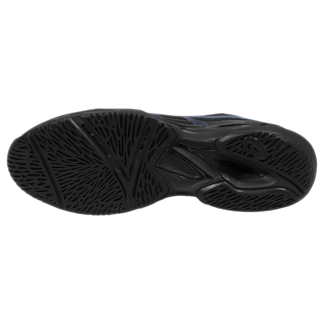 Durable Mesh Asics Men's Solution Speed FF 3 Night Energy - Black/Prism Blue