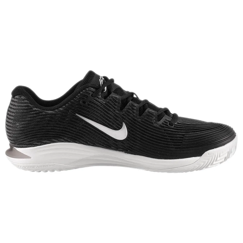 Nike Men's Air Zoom Vapor 12 - Clay - Black/White Breath Ease Elevated durability