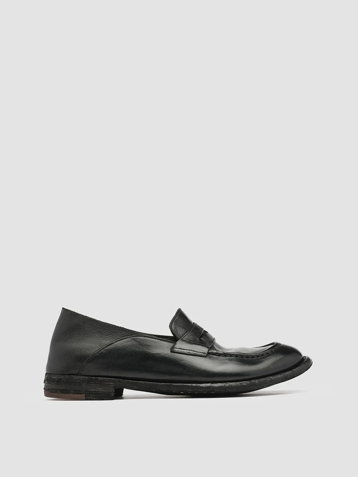 Slip-On Shoes Season Free LEXIKON 516 - Black Leather Loafers